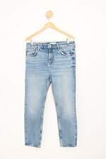calça jeans zara feminina azul