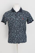 camisa polo reserva masculina estampada com recortes