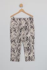 calça de sarja animale feminina estampada