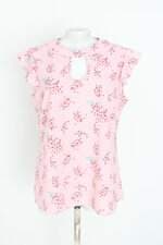 blusa feminina rosa floral