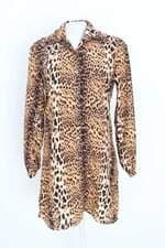vestido chemise anna flynn feminino estampado