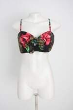 top cropped feminino estampado com bojo e recortes