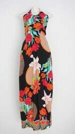 vestido laloka feminino estampado com bojo