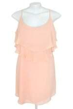 vestido curto Renner feminino bege com babado