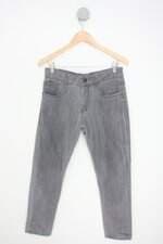 calça de sarja trademark feminina cinza