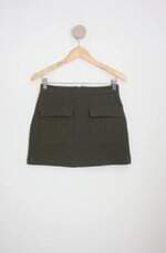 saia forever 21 feminina verde