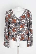 blusa patricia foster feminina estampada