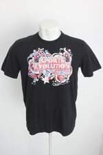 camiseta masculina preta com silk