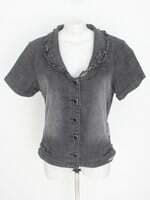 blusa nitido feminina preta