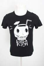 camiseta Zara masculina preta com silk