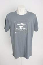 camiseta south & co masculina azul com silk