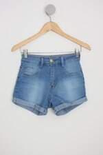 shorts jeans stillger feminino azul