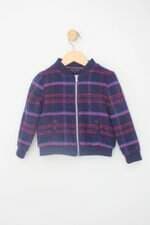 casaco tommy hilfiger kids azul xadrez