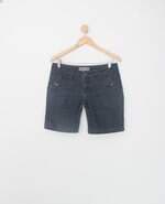 bermuda jeans khelf feminina azul
