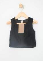 colete kika kids preto