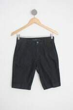 bermuda de sarja calvin klein feminina preta