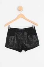 shorts riachuelo feminino preto com paetê