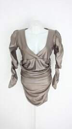 vestido maria gueixa feminino verde com franzido