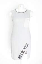 vestido elegance feminino cinza com fenda e silk