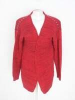 casaco renner feminino vermelho com spikes