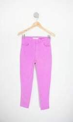 calça slim gata bakana feminina rosa