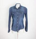 camisa aishty feminina azul