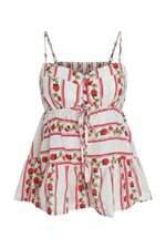 Blusa Farm feminino branco estampa frutinha