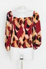 blusa ciganinha feminina colorida