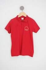 camisa polo elian kids vermelha com bordado
