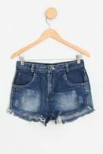 shorts jeans feminino azul