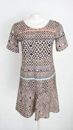 vestido cantão feminino estampado