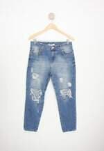 calça slim renner feminina azul