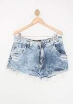 shorts lady rock feminino azul