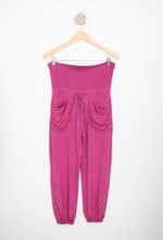 calça slim decathlon feminina rosa