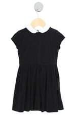 vestido Ralph Lauren kids preto com forro