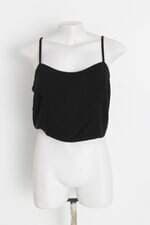 regata cropped feminina preta