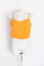regata cropped feminina laranja