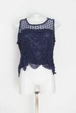 regata jack snipe feminina azul com forro e transparência