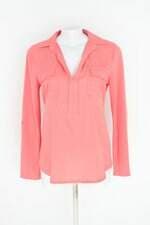 blusa joefresh feminina rosa com recortes