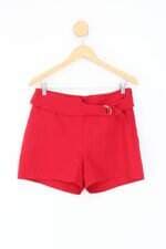 shorts luigi bertolli feminino vermelho