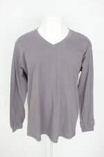 camiseta manga longa masculina cinza