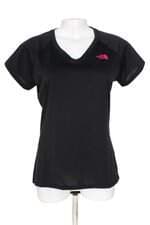 blusa esportiva The North Face feminina preta com silk