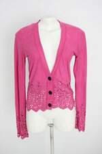 blusa feminina rosa com corte à laser