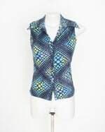 blusa mng feminina estampada