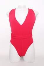 body feminino vermelho com bojo