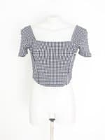 cropped renner feminino xadrez
