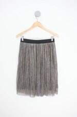 saia feminina listrada com forro