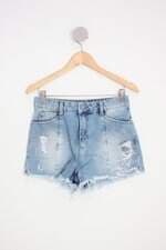shorts sawary feminino azul