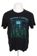 camiseta Hering feminina preta com silk