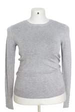 suéter Zara feminino cinza com aplique